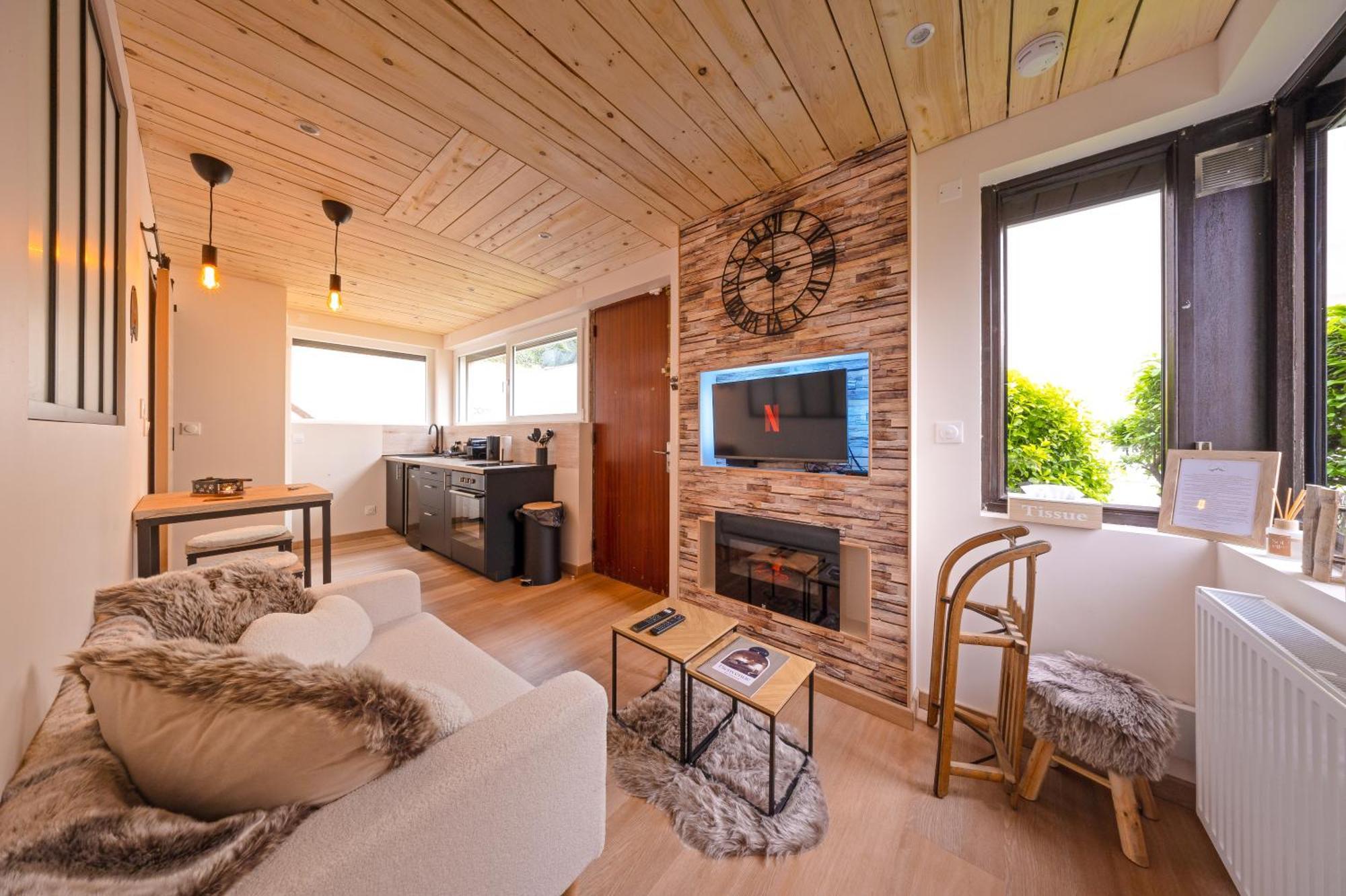 Suite Chalet K - Hyper Centre- Gare 생-샤몽 외부 사진